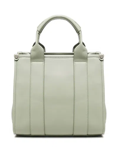 V73 Logo-embroidered Cross Body Bag In Green