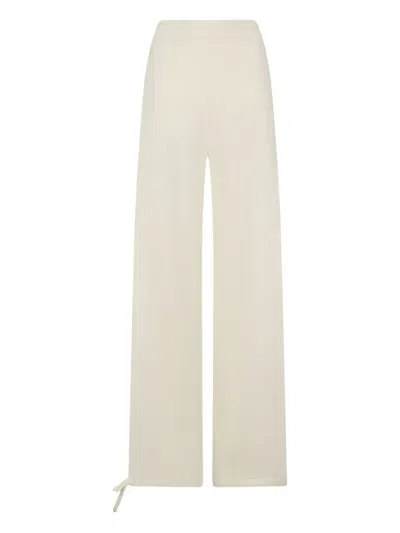Max Mara Drawstring Trousers In Neutral