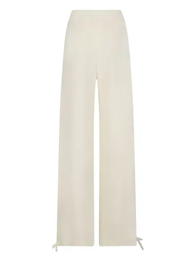 Max Mara Drawstring Trousers In Neutral