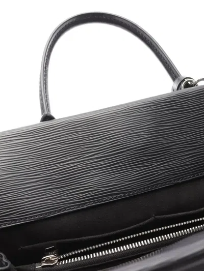 Pre-owned Louis Vuitton 2014 Marly Mm Handbag In Black