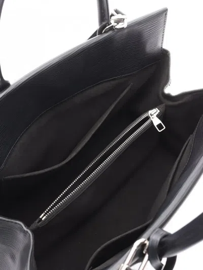 Pre-owned Louis Vuitton 2014 Marly Mm Handbag In Black