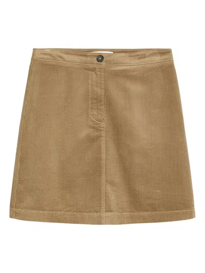 灯芯绒迷你半身裙