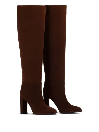 Le Silla 110mm Elsa Boots In Brown