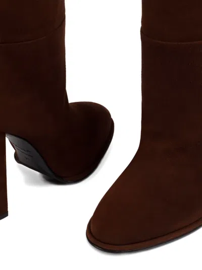 Le Silla 110mm Elsa Boots In Brown