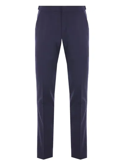 Tom Ford Two-button Wool Suit In Blue