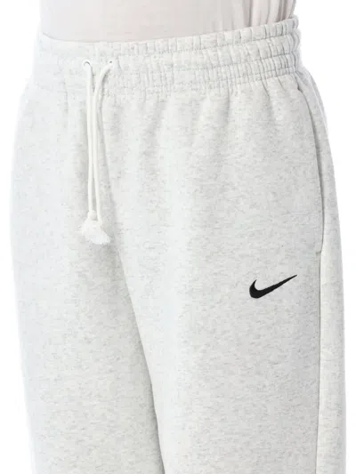 Nike High Waist Logo Joggers In White