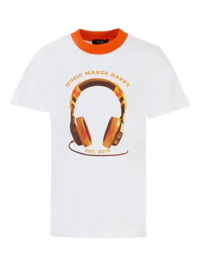 耳机印花T恤