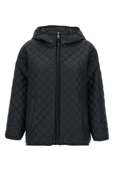 Max Mara The Cube 'leo' Reversible Jacket In Black