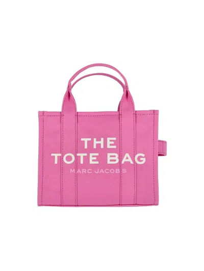 Marc Jacobs Shopper Bag With Adjustable Strap And Top Handles In Pink