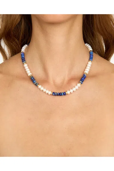 Eliou Carter Beaded 18kt Gold-plated Necklace In Multi