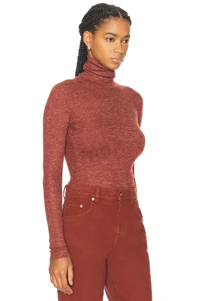 Gabriela Hearst Alonda Turtleneck Sweater In Red