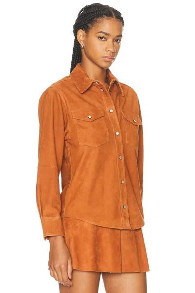Isabel Marant Delcia Shirt In Brown