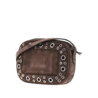 Valentino Garavani Nellcote Shoulder Bag In Brown