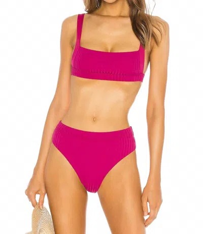 Bondeye 90 Degrees Swimsuit In Raspberry In Pink