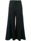 PETER PILOTTO CROPPED WIDE-LEG TROUSERS,干洗