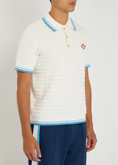 Casablanca Boucle Polo In White