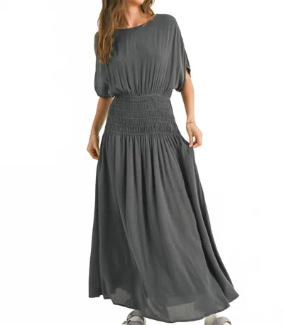 Miou Muse New Neutral-day Dress In Gray In Multi
