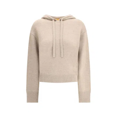 Guest In Residence Beige Cashmere Hoodie In Gray