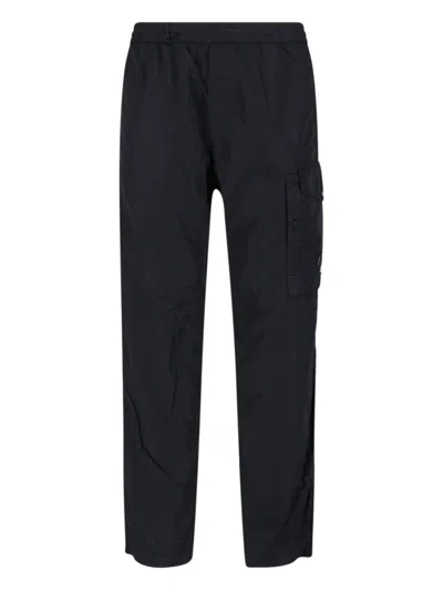 C.p. Company Straight Trousers In Blue