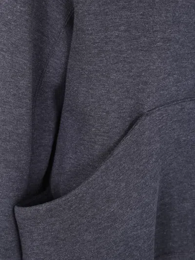 Sacai Stone Island Musk Cotton Blend Shirt In Blue