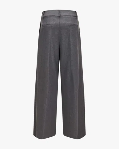 Herno Resort Trousers In Melange Fabric In Gray