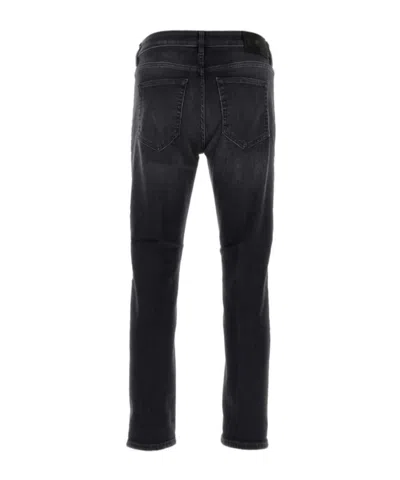 Pt Torino Jeans Denim Stretch Belt Loops In Black