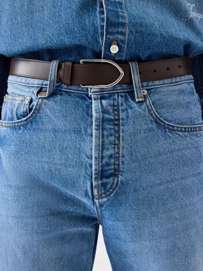 Jacquemus Le De-nime Droit Jeans Multicolor In Blue