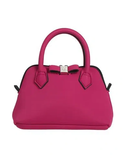Save My Bag Woman Handbag Magenta Size - Peek (polyether - Ether - Ketone), Polyester, Elastane In Purple