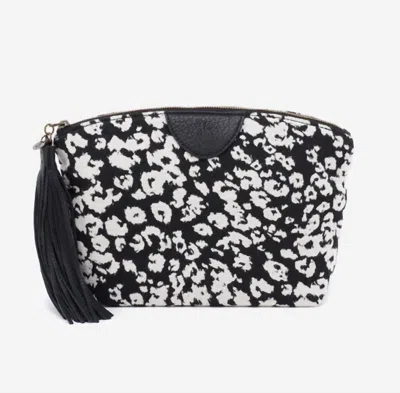 Hobo Collect Pouch In White Leopard In Multi
