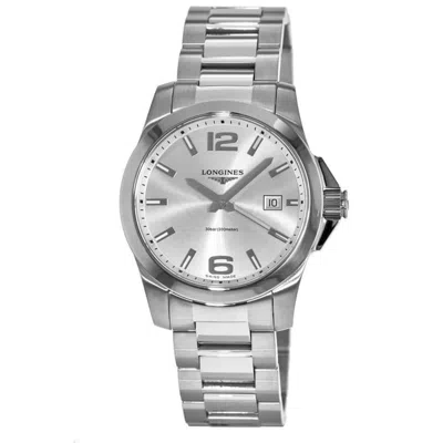 Longines Conquest Quartz Silver Dial Men's Watch L3.759.4.76.6 In Metallic