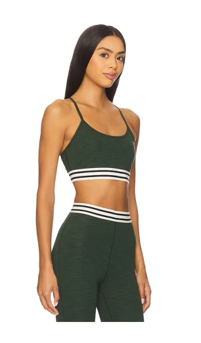 Splits59 Cali Active Rib Bra Heather Military In Green
