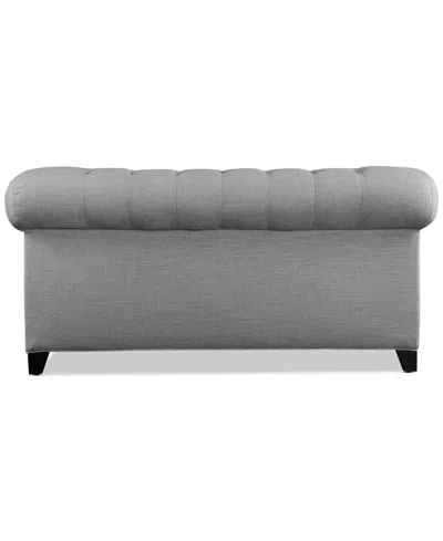 Jonathan Louis Kallison Fabric Loveseat, Exclusively At Macy's In Gray