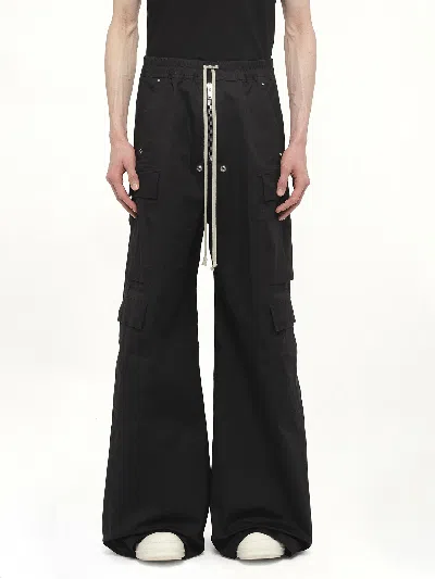 Rick Owens Men Wide Bela Pants In Black