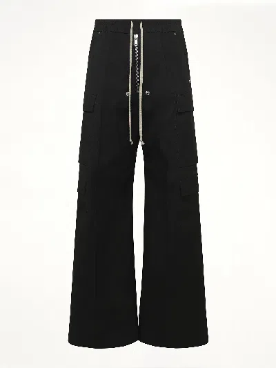 Rick Owens Men Wide Bela Pants In Black