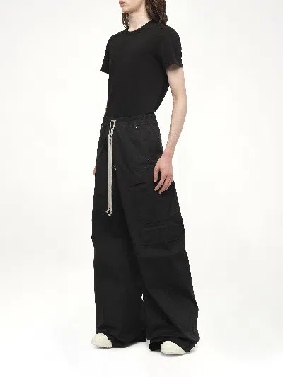 Rick Owens Men Wide Bela Pants In Black