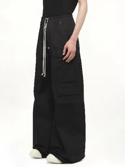 Rick Owens Men Wide Bela Pants In Black