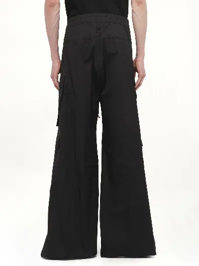 Rick Owens Men Wide Bela Pants In Black