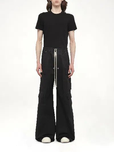Rick Owens Men Wide Bela Pants In Black