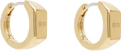 Numbering #7124 Earrings In Gold