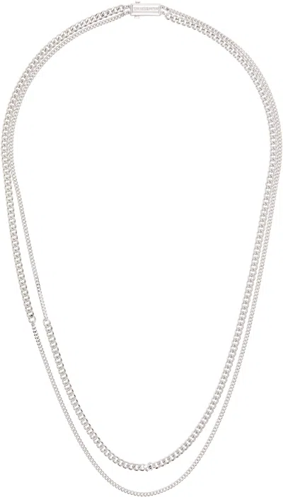 Numbering #5782 Necklace In Silver