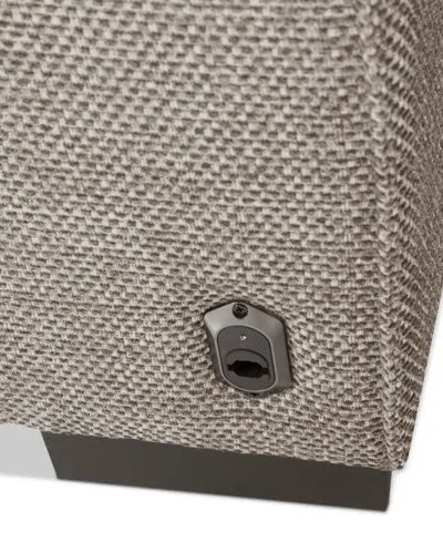 Macy's Miren 2-pc. Fabric Sofa With 2 Power Headrest Recliners, Exclusively At  In Gray