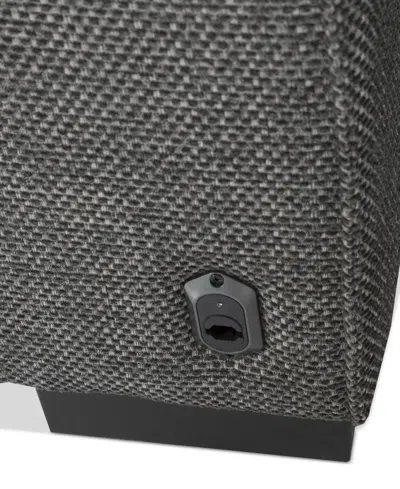 Macy's Miren 2-pc. Fabric Sofa With 2 Power Headrest Recliners, Exclusively At  In Gray