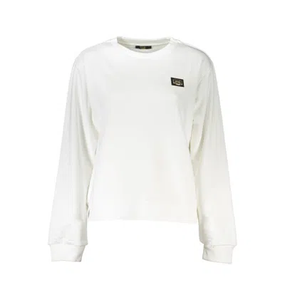 Cavalli Class Logo-patch Sweatshirt In White