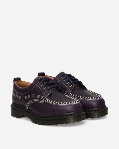Dr. Martens Lowell Contrast-stitch Leather Brogues In Purple