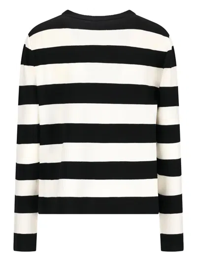 Max Mara Viterbo Wool Crewneck Sweater In Multi
