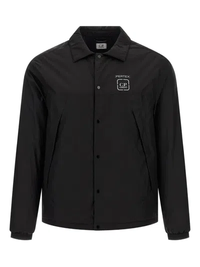 C.p. Company C.p.company Black Nylon Jacket In Black