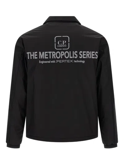 C.p. Company C.p.company Black Nylon Jacket In Black
