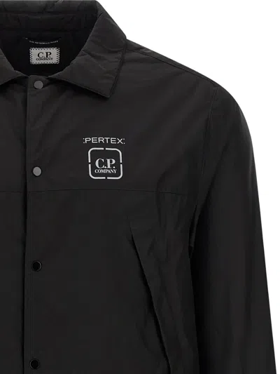 C.p. Company C.p.company Black Nylon Jacket In Black