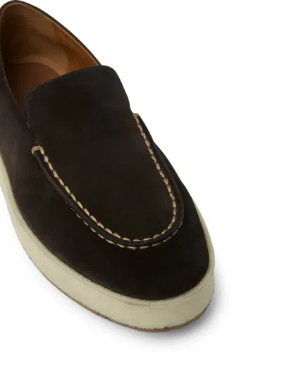 Marsèll Suede Loafers Rubber Sole In Black