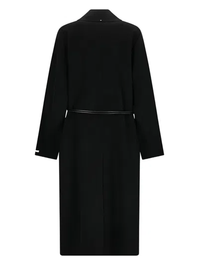 Sportmax Black Abbot Coat In Black